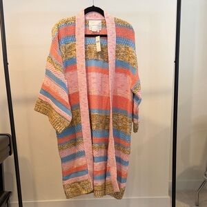 Anthropologie Multicolor Knit Cardigan